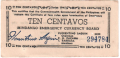 Philippines 1 10 Centavos, 1943